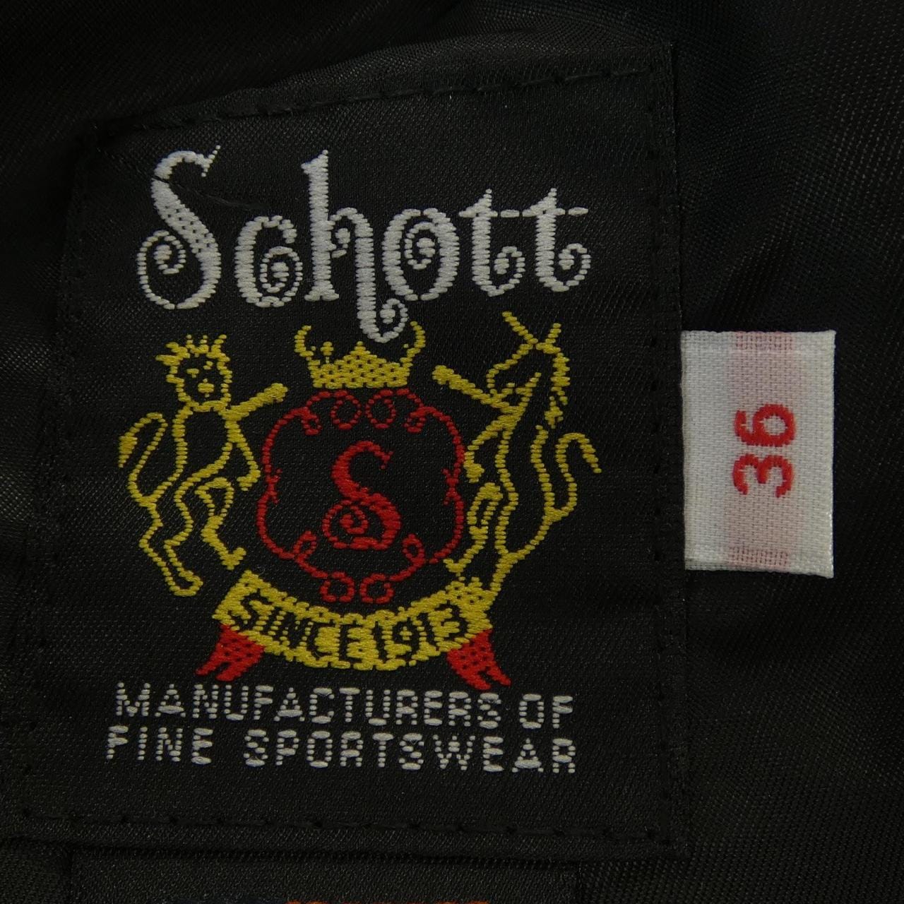 短外套SCHOTT 7823950089皮革骑士夹克