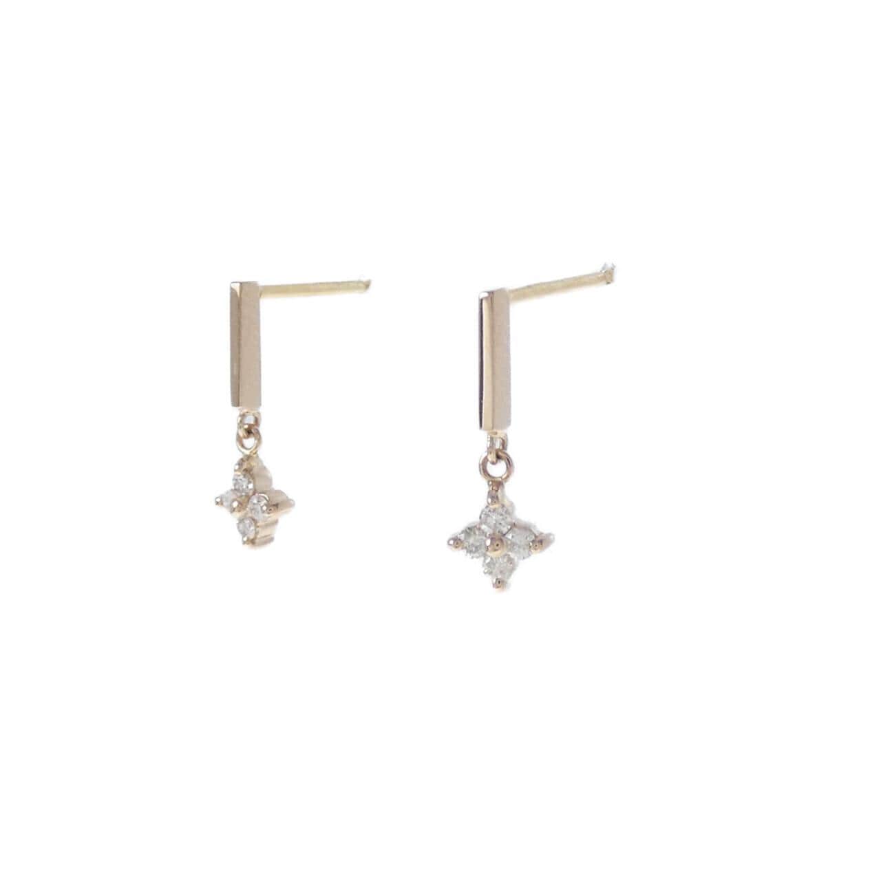 K18PG ダイヤモンド ピアス