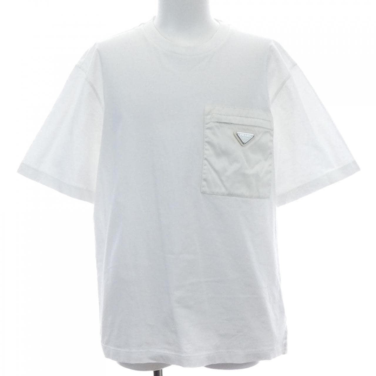 プラダ PRADA トライアングルロゴ UJN661 S221 11CK Tシャツ