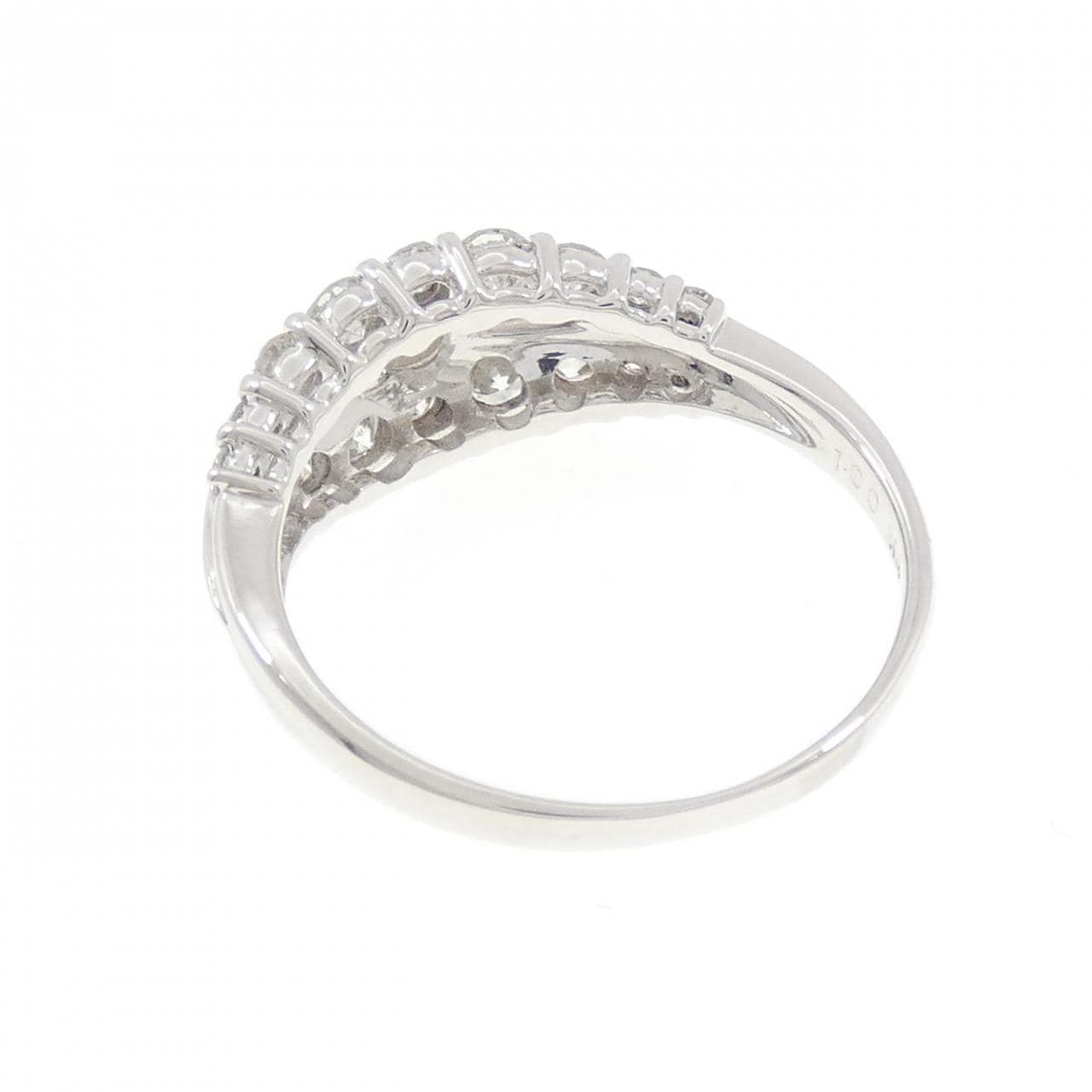 K18WG ダイヤモンド リング 1.00CT