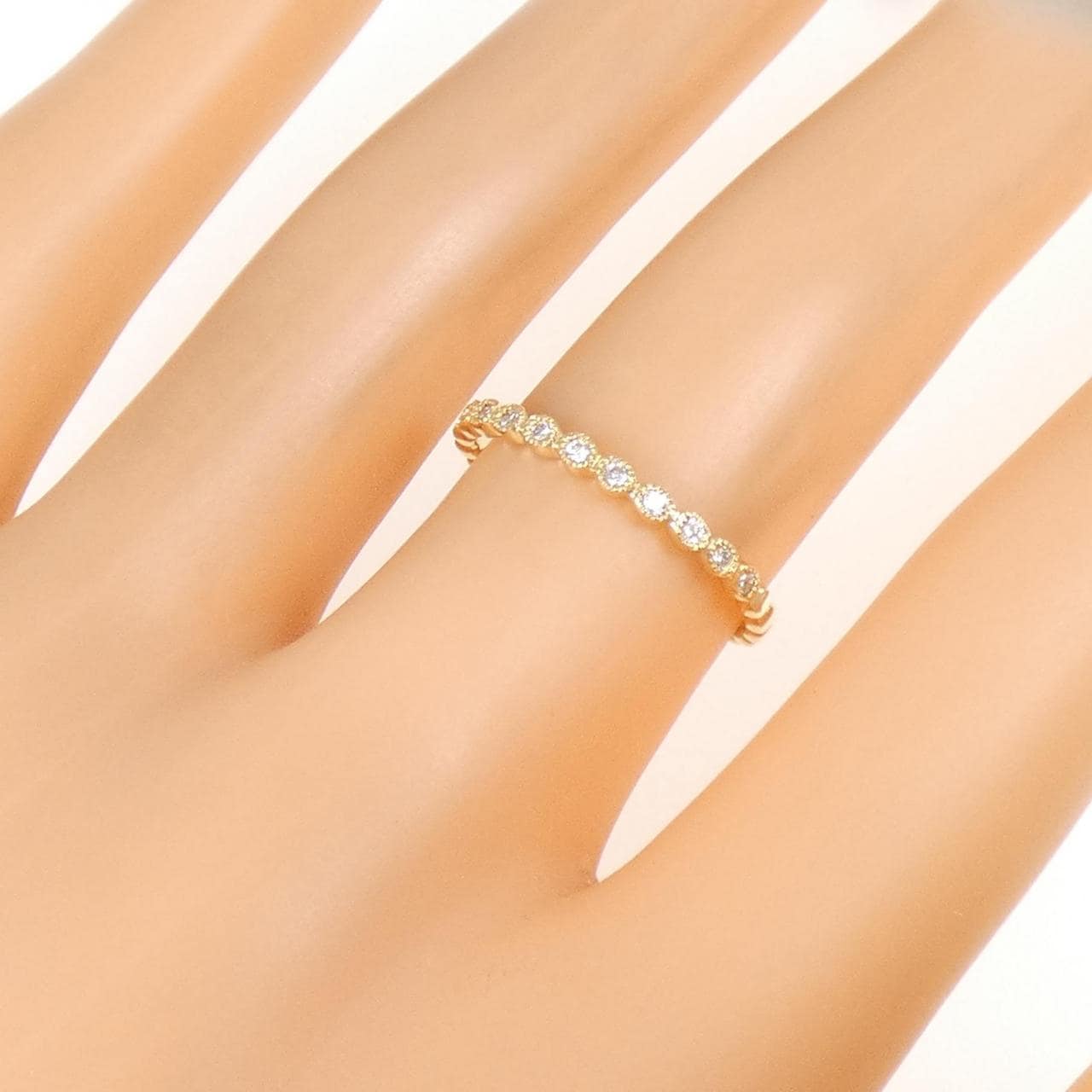 K18YG ダイヤモンド リング 0.10CT