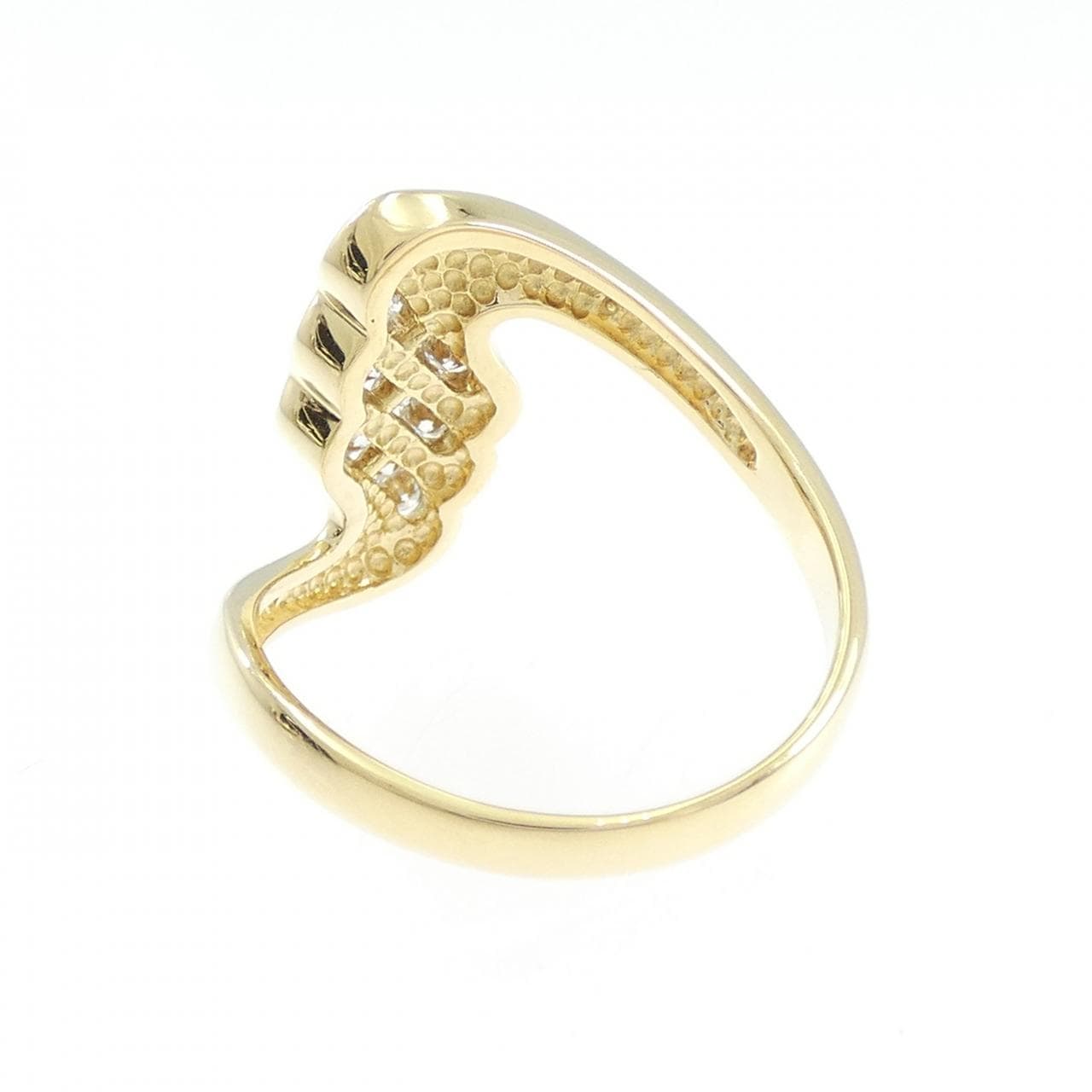 K18YG ダイヤモンド リング 0.34CT