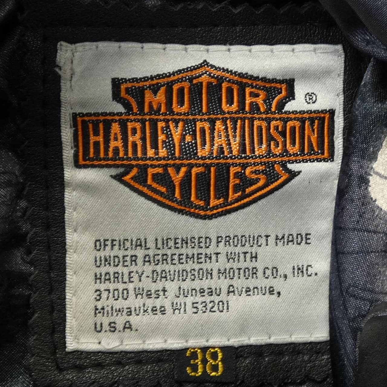 HARLEY DAVIDSON レザーライダースジャケット
