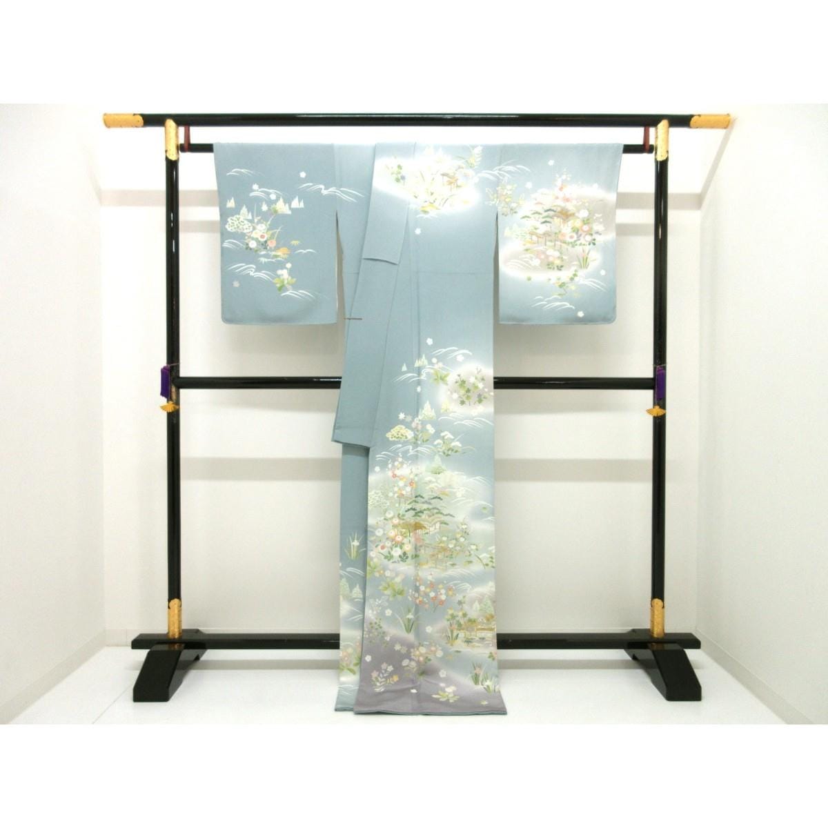 【未使用品】訪問着　友禅加工ボカシ染