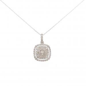K18WG ダイヤモンド ネックレス 0.40CT