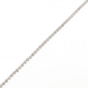 K18WG ダイヤモンド ブレスレット 1.04CT