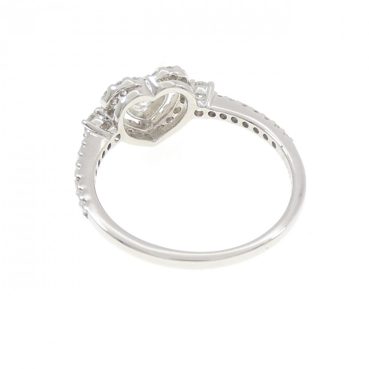 PT900 ハート ダイヤモンド リング 0.318CT