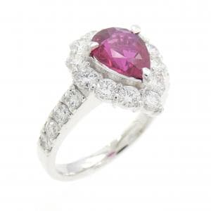 PT900 ルビー リング 1.45CT タイ産