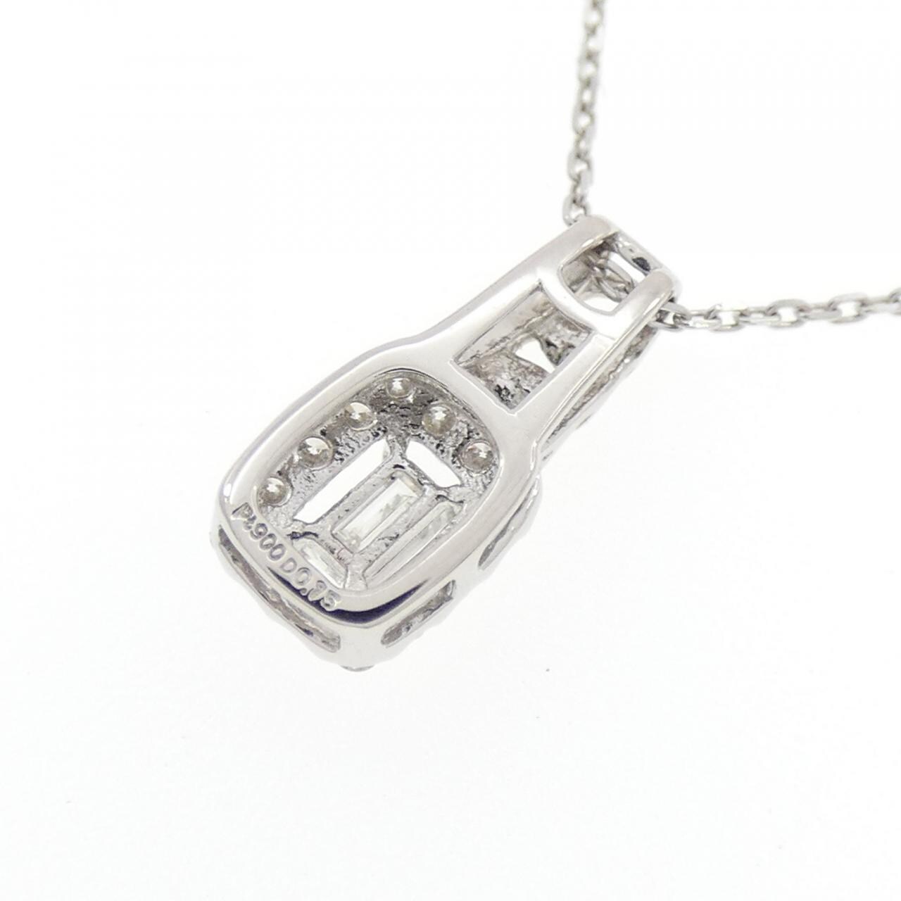 【新品】PT900/PT850 ダイヤモンド ネックレス 0.15CT