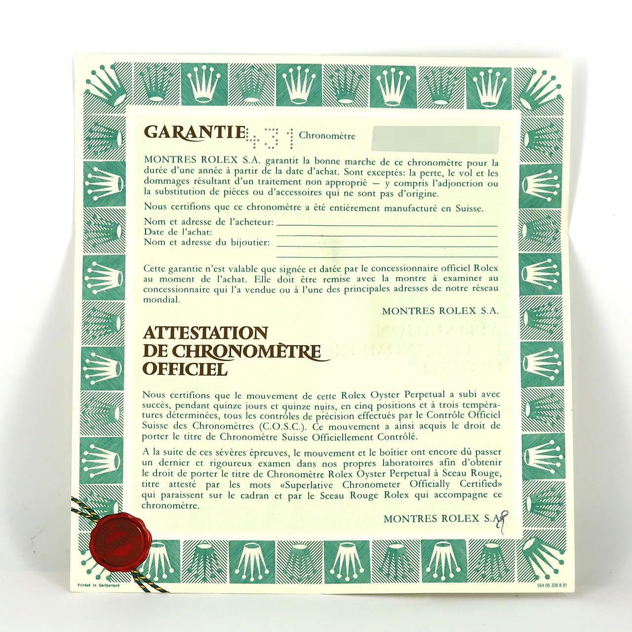 ロレックス エクスプローラーI･ブラックアウト" 14270 SS 自動巻 E番