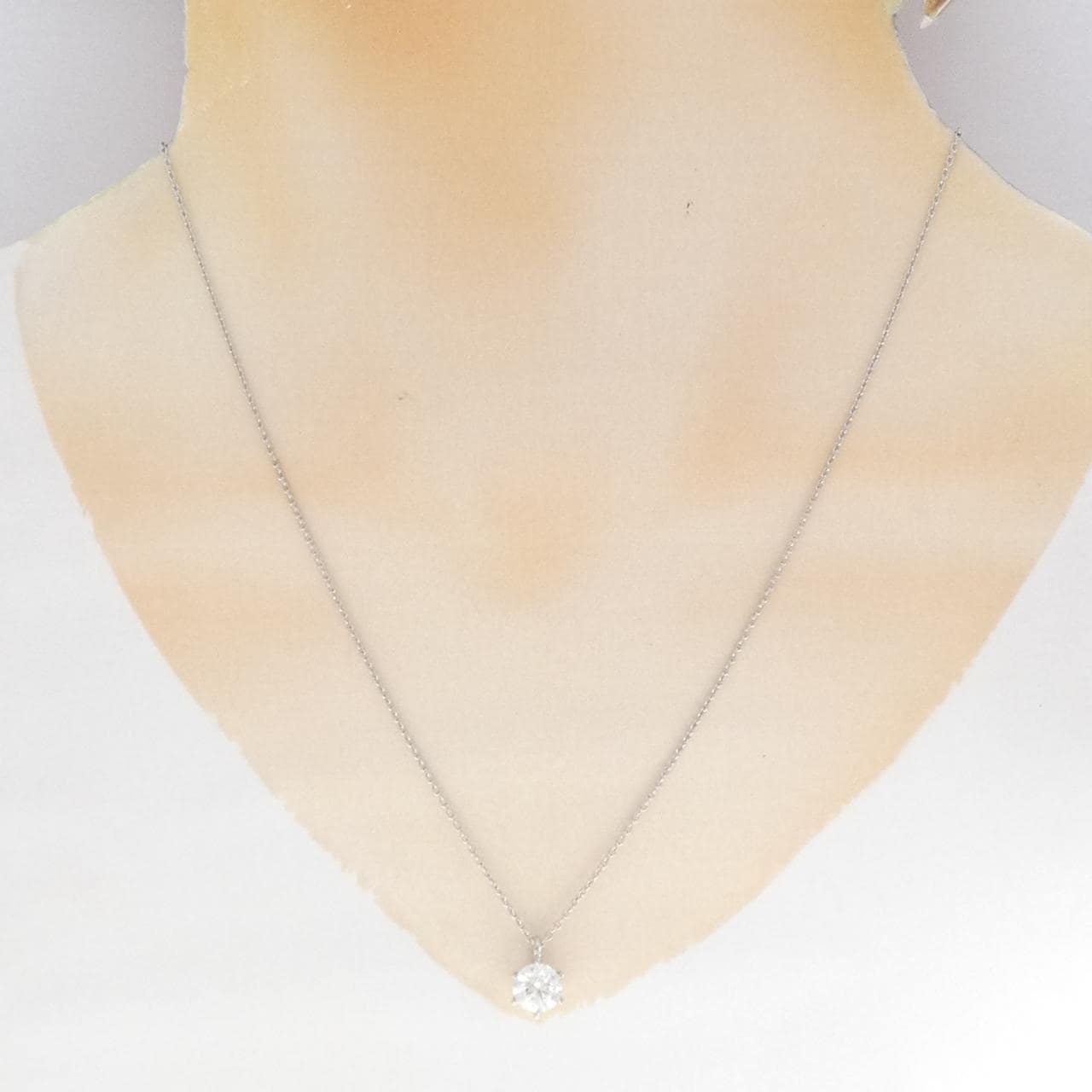 【再加工款】PT900/PT850鑽石項鍊 1.222克拉 E色 I1淨度 VG