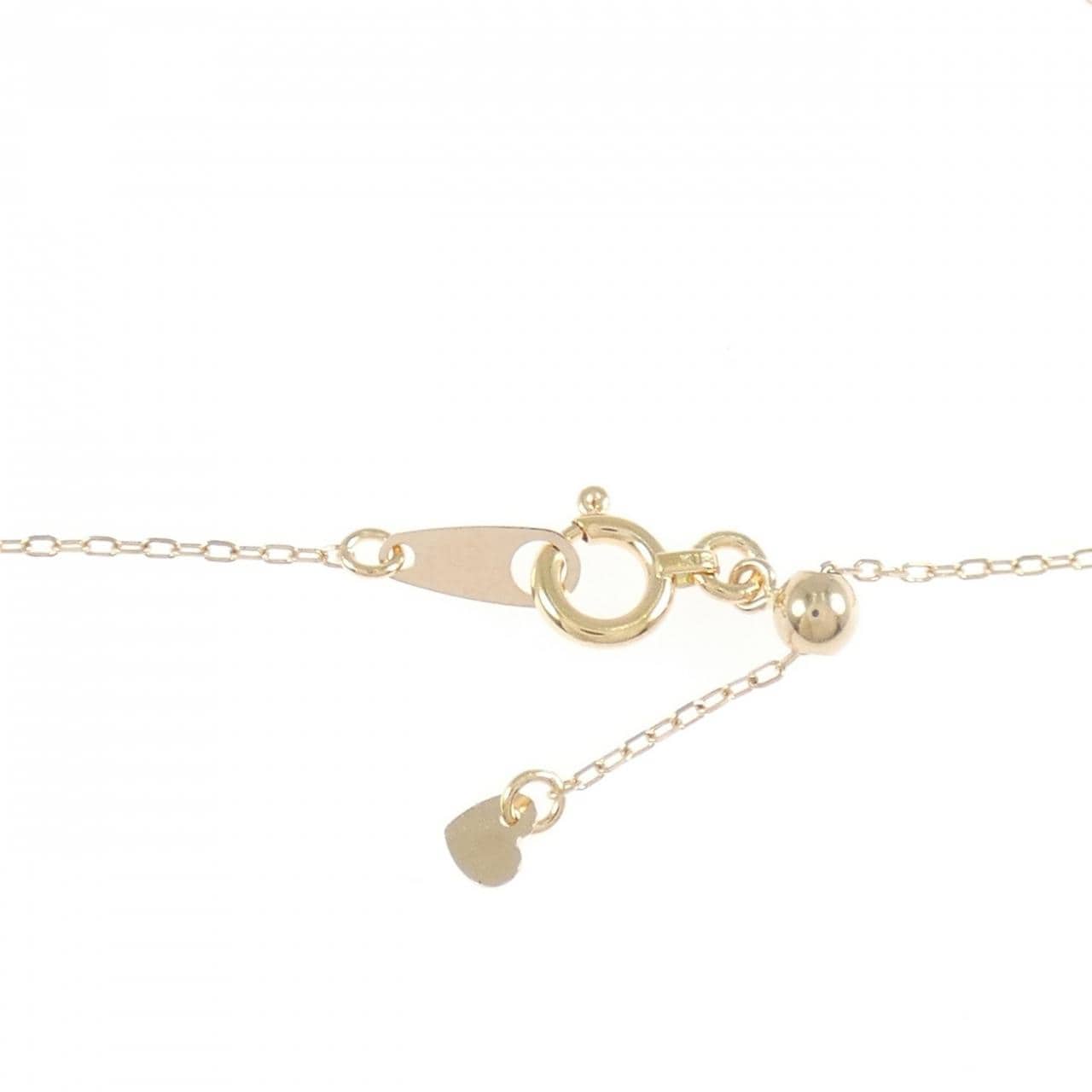 K18PG ダイヤモンド ネックレス 0.18CT