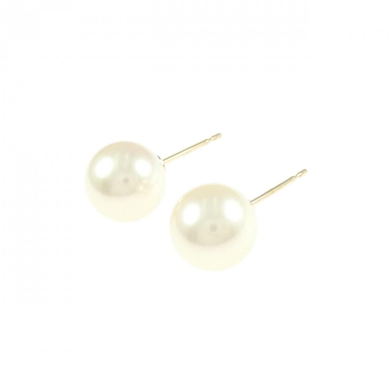 K18YG アコヤパール ピアス 9.3mm
