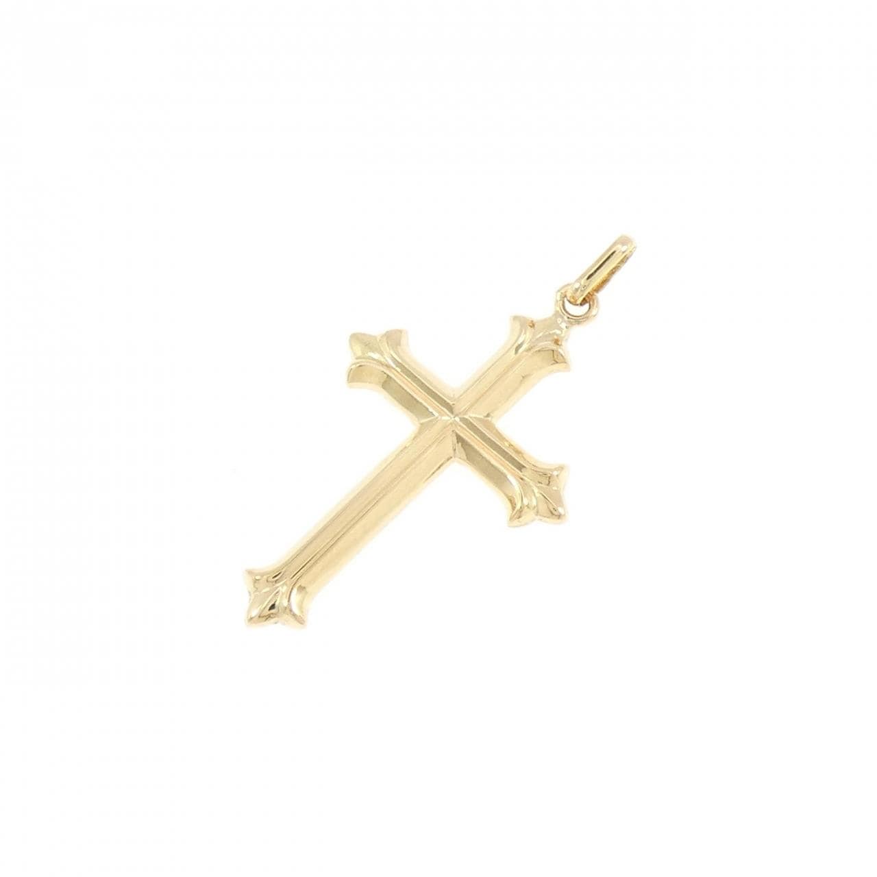 【新品】K18YG クロス ペンダント