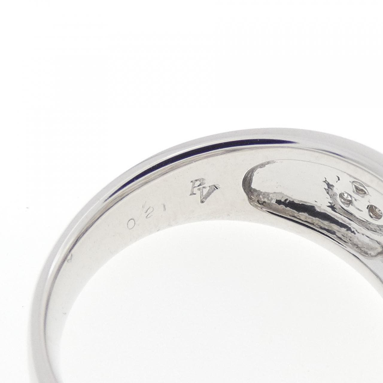 ポンテヴェキオ ハート ダイヤモンド リング 0.21CT