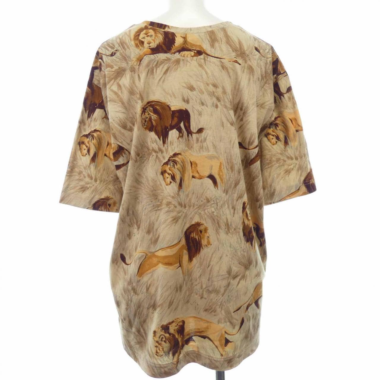 【ヴィンテージ】エルメス HERMES LIONS DANS LA SAVANE Tシャツ