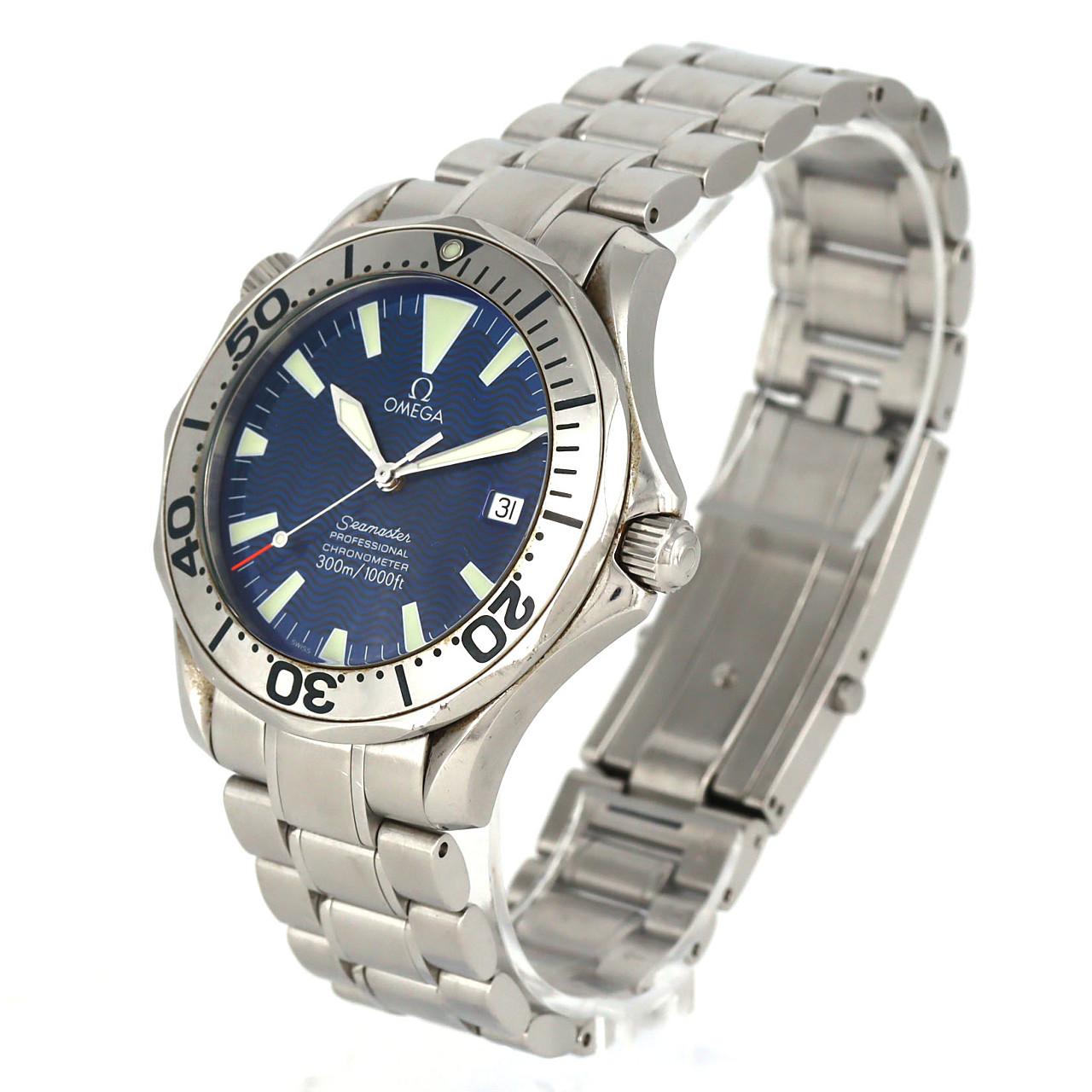 【免保養優惠價】歐米茄海馬系列專業潛水錶 2255.80 不鏽鋼自動上弦