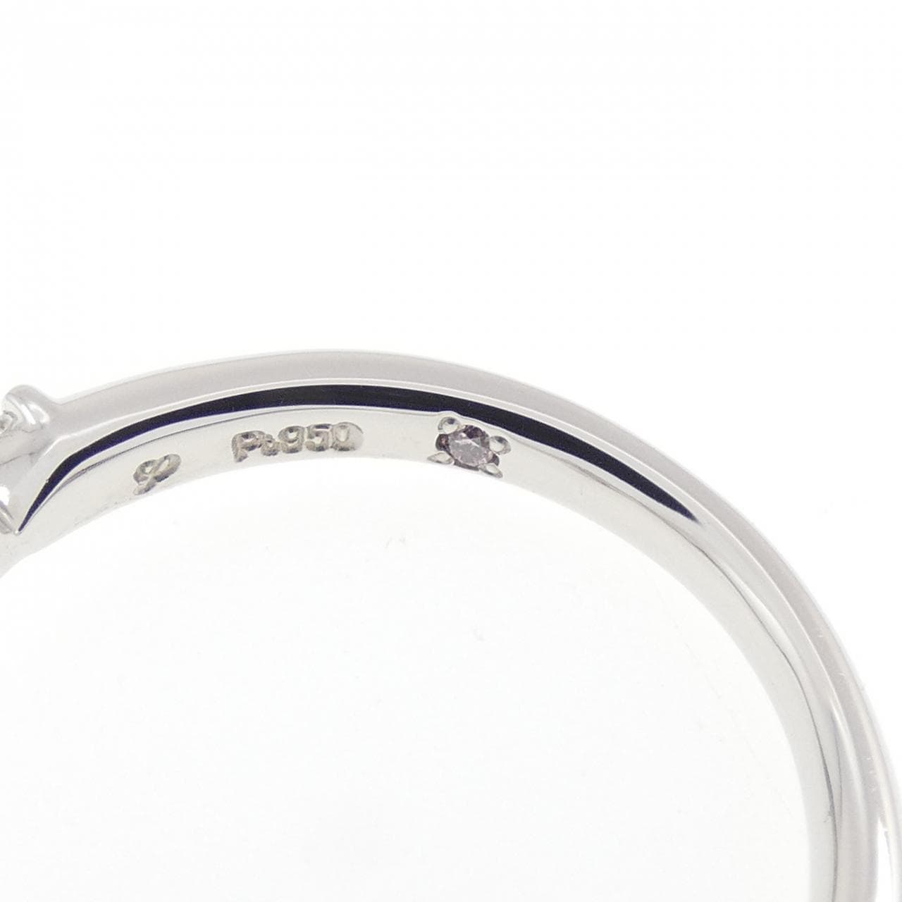 PT950 ダイヤモンド リング 0.208CT H VS1 3EXT H&C