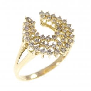 K18YG ダイヤモンド リング 0.30CT