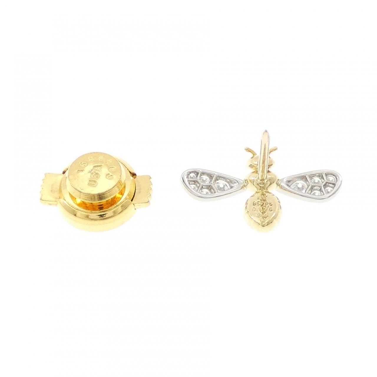 ギメル ダイヤモンド ブローチ 0.176CT