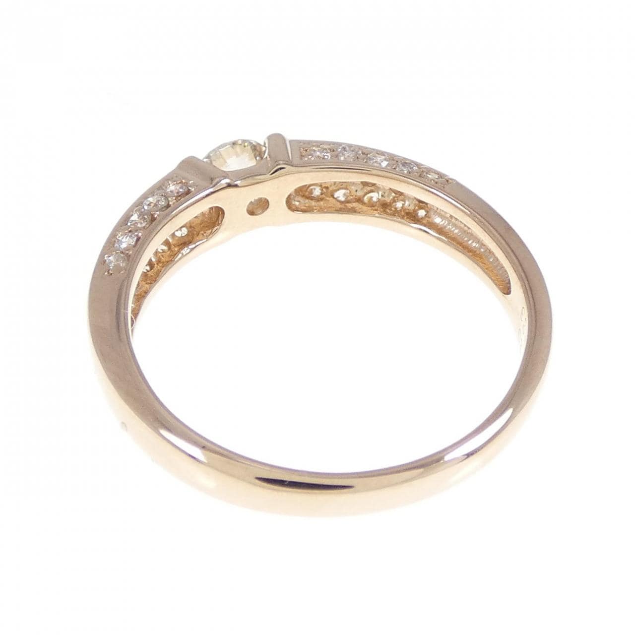 K18PG ダイヤモンド リング 0.20CT