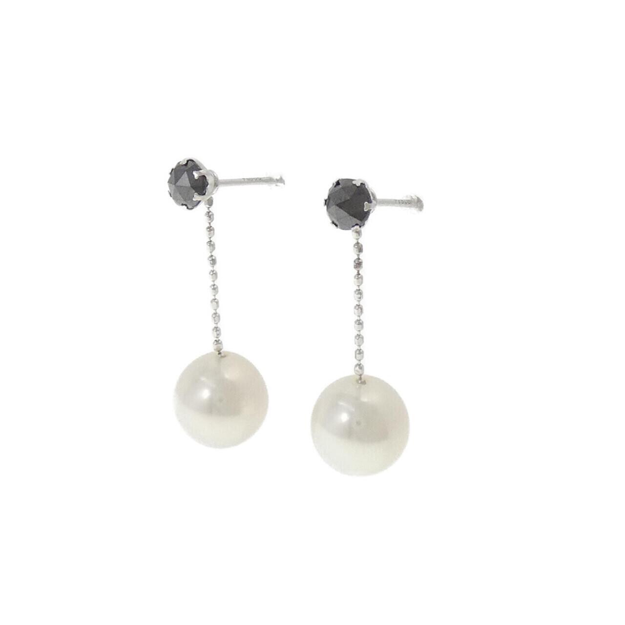 PT900 アコヤパール ピアス 8.5mm