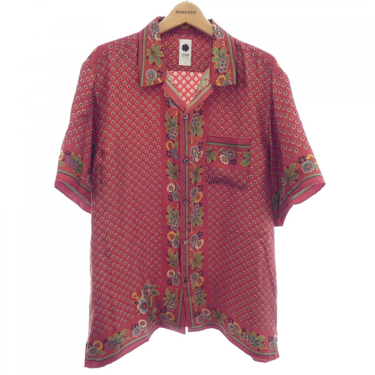 VOWELS VO-25SS-SH029-45-3 S／Sシャツ