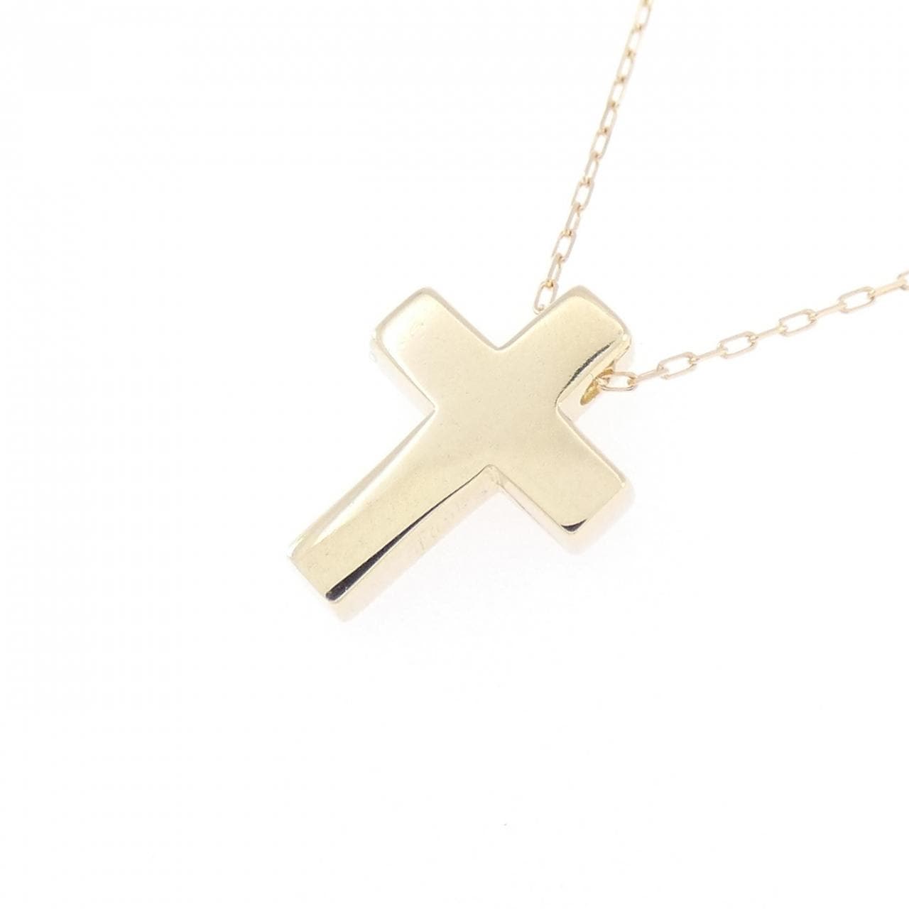 K10YG クロス ネックレス