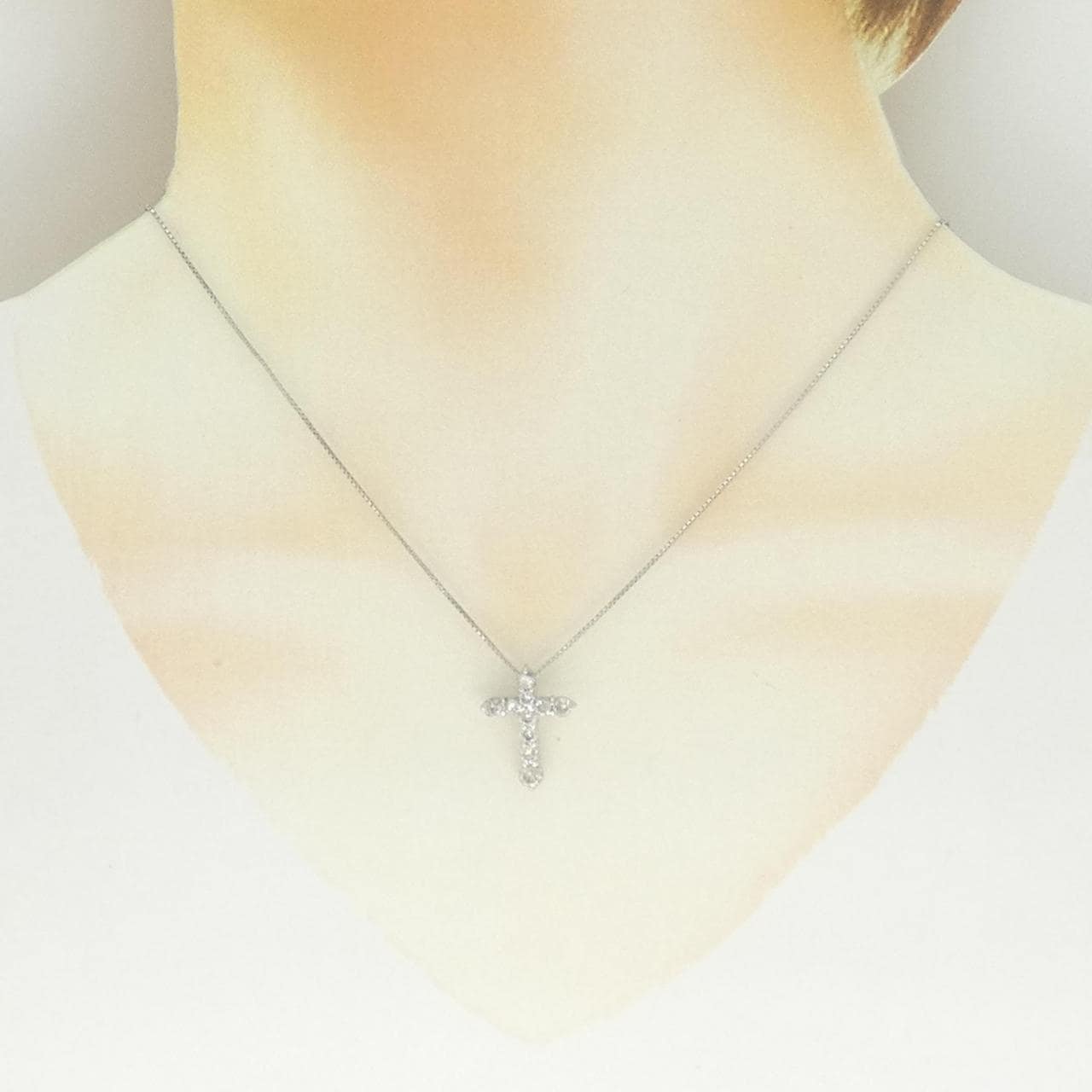 PT900/PT850 ダイヤモンド ネックレス 1.00CT