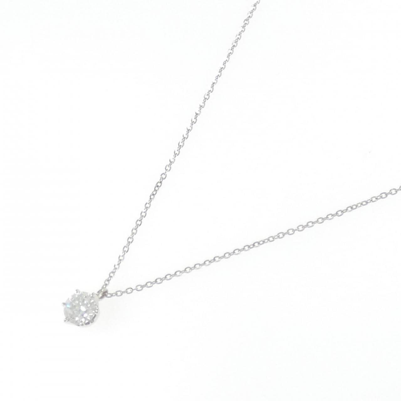 PT950/PT850 ダイヤモンド ネックレス 0.52CT D SI2 3EXT