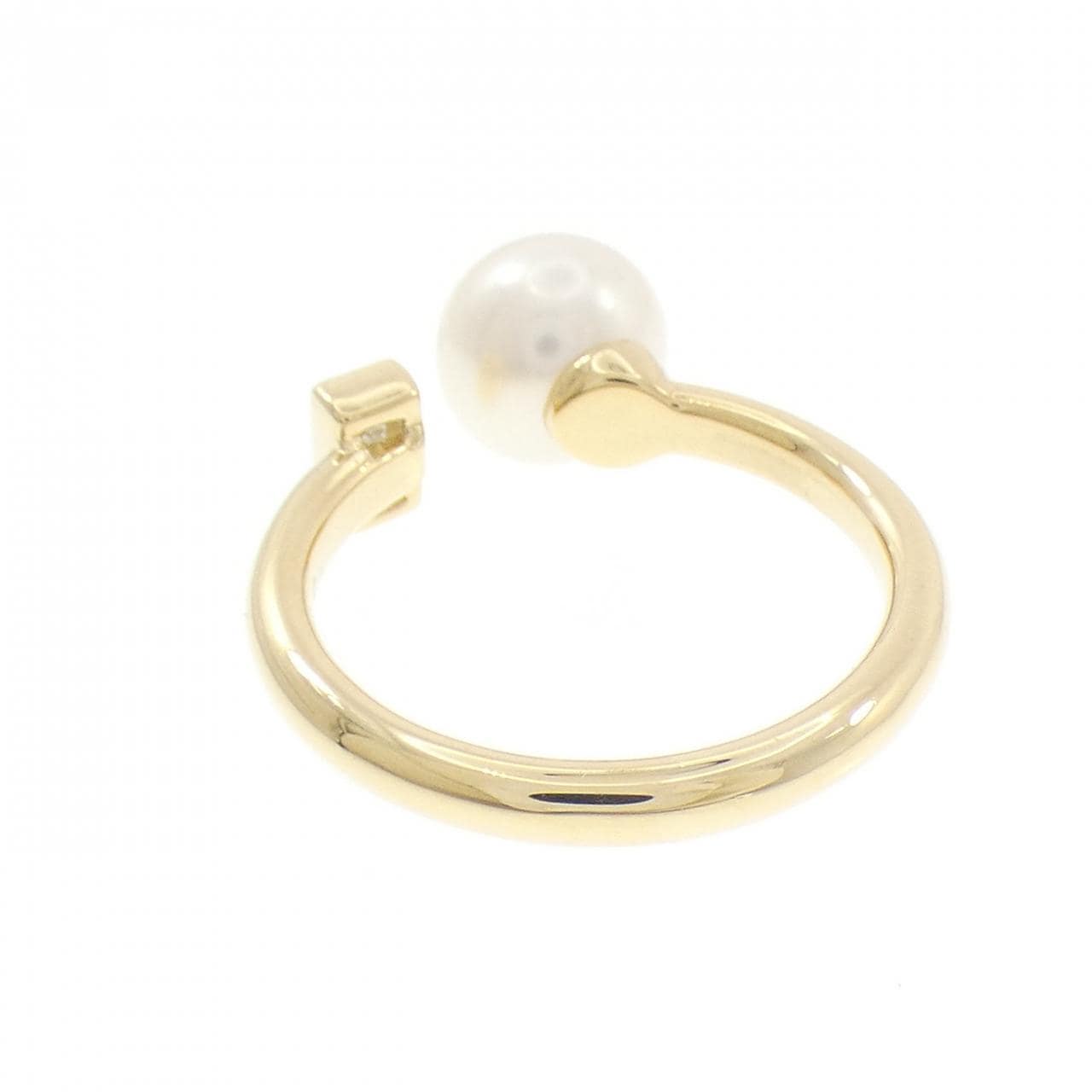 K18YG アコヤパール リング 7.7mm