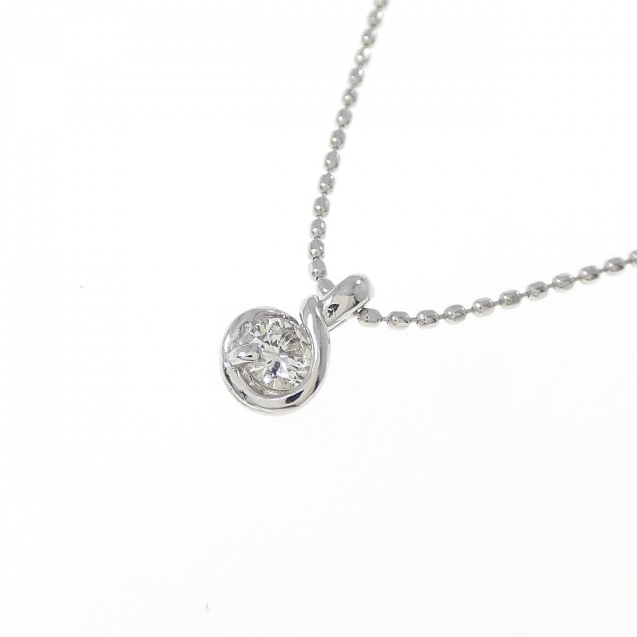 PT900/PT850 ダイヤモンド ネックレス 0.1CT