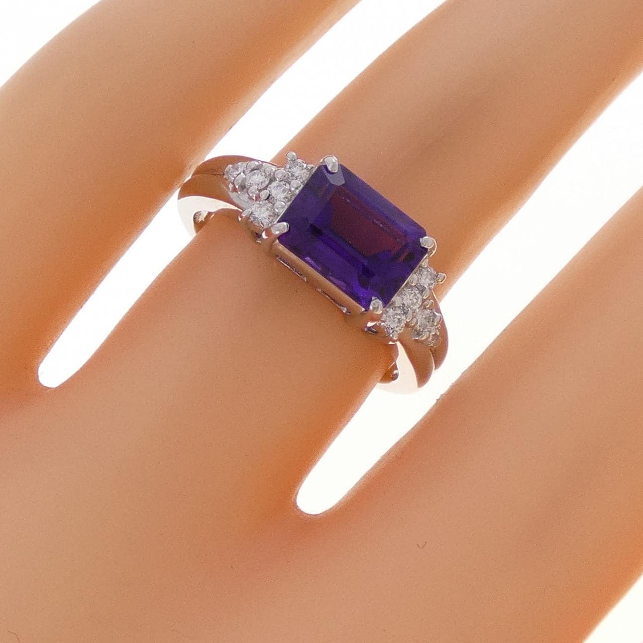 PT900 アメジスト リング 1.50CT