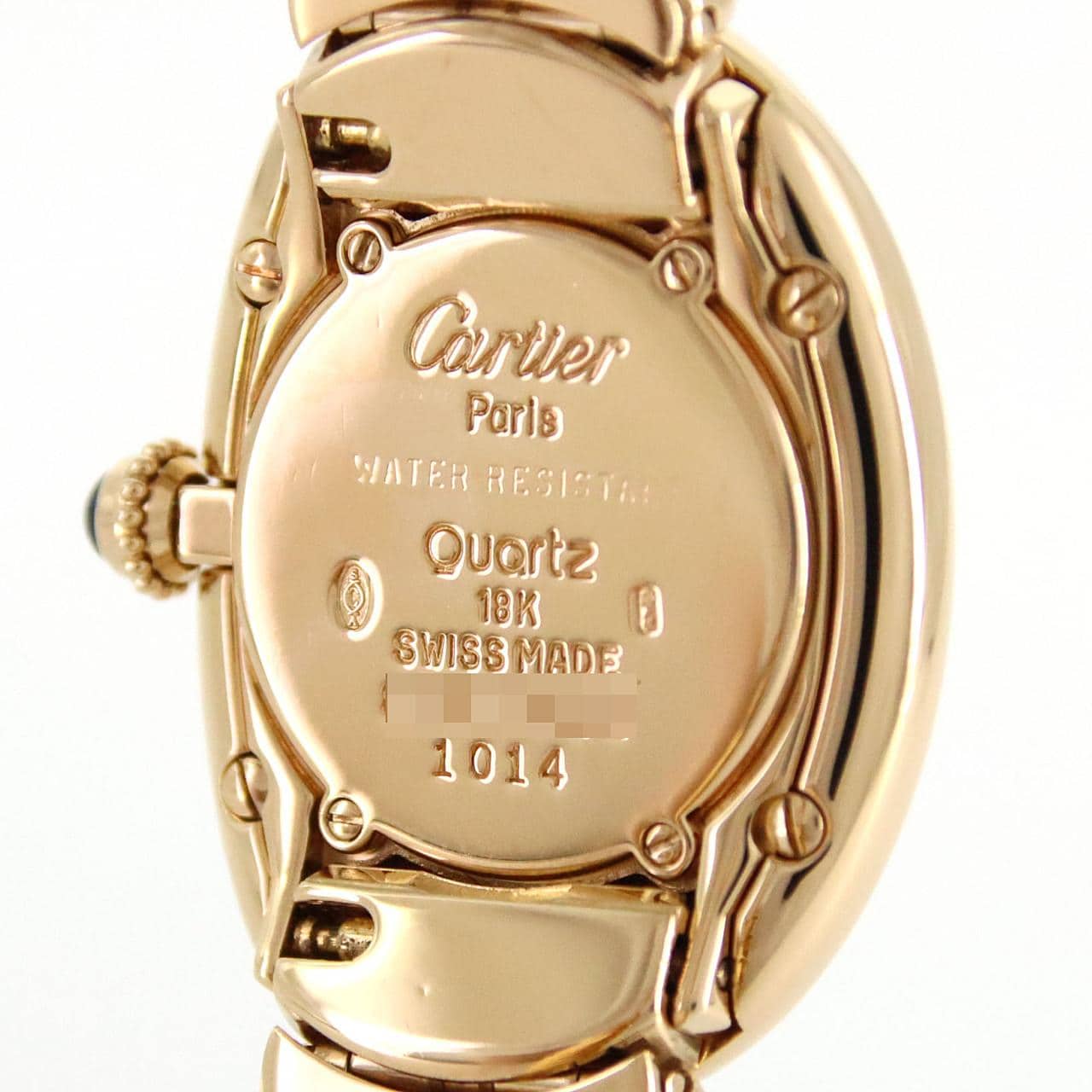Cartier Baignoir YG W15045D8 YG石英