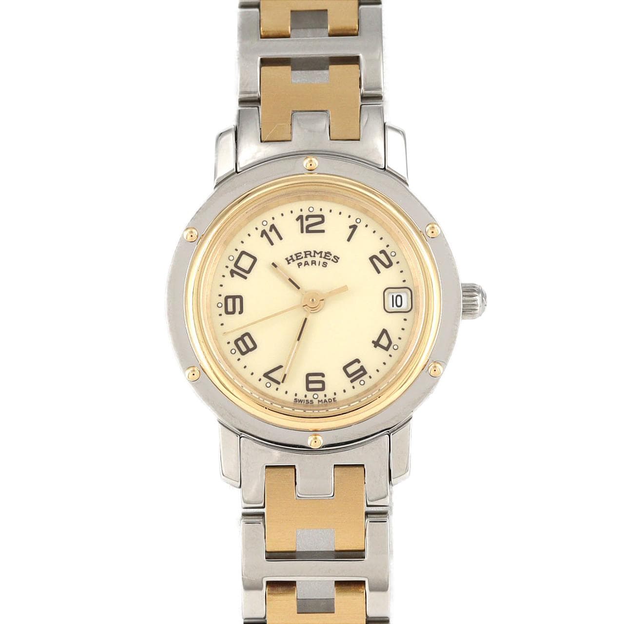 エルメス クリッパー コンビ CL4.220 SSxGP クォーツ