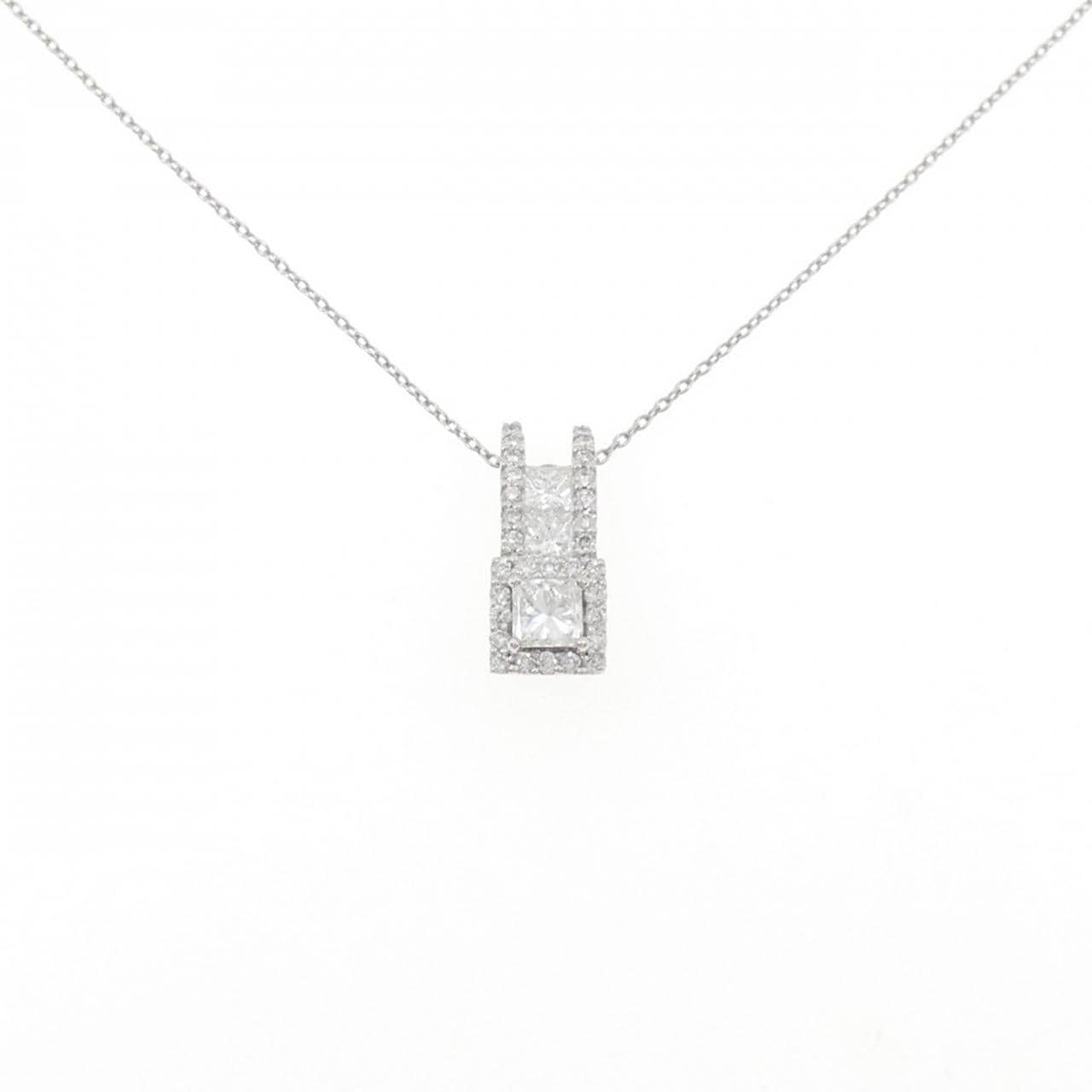 PT900/PT850 ダイヤモンド ネックレス 0.346CT
