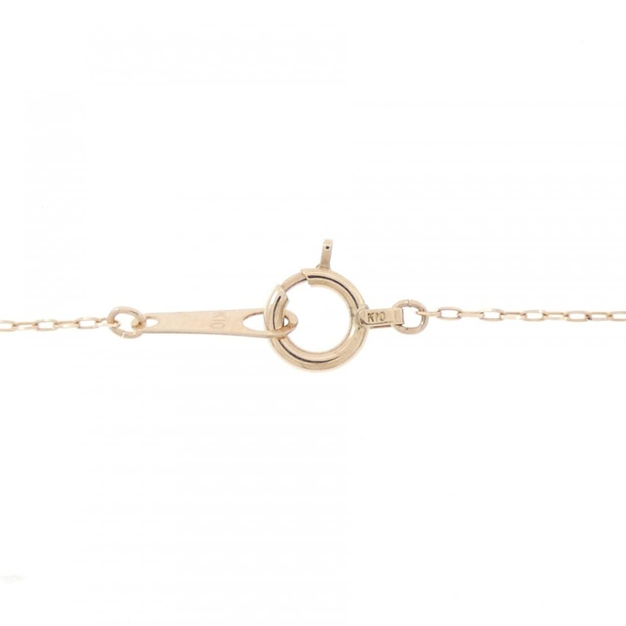 アガット ダイヤモンド ネックレス 0.01CT