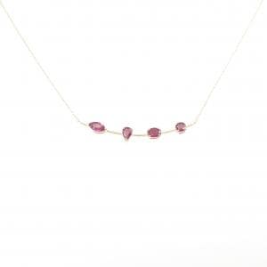 K18YG ルビー ネックレス 1.24CT