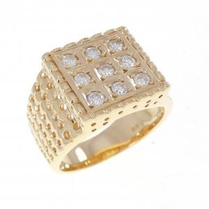 K18YG ダイヤモンド リング 0.45CT