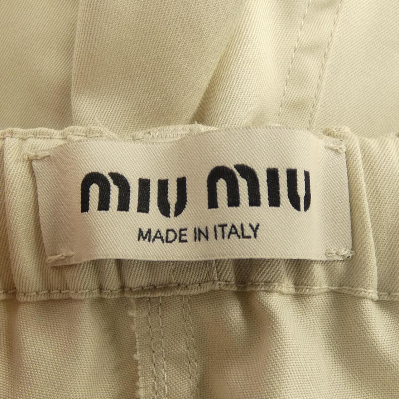 ミュウミュウ MIU MIU MP1637 S231 12MB パンツ