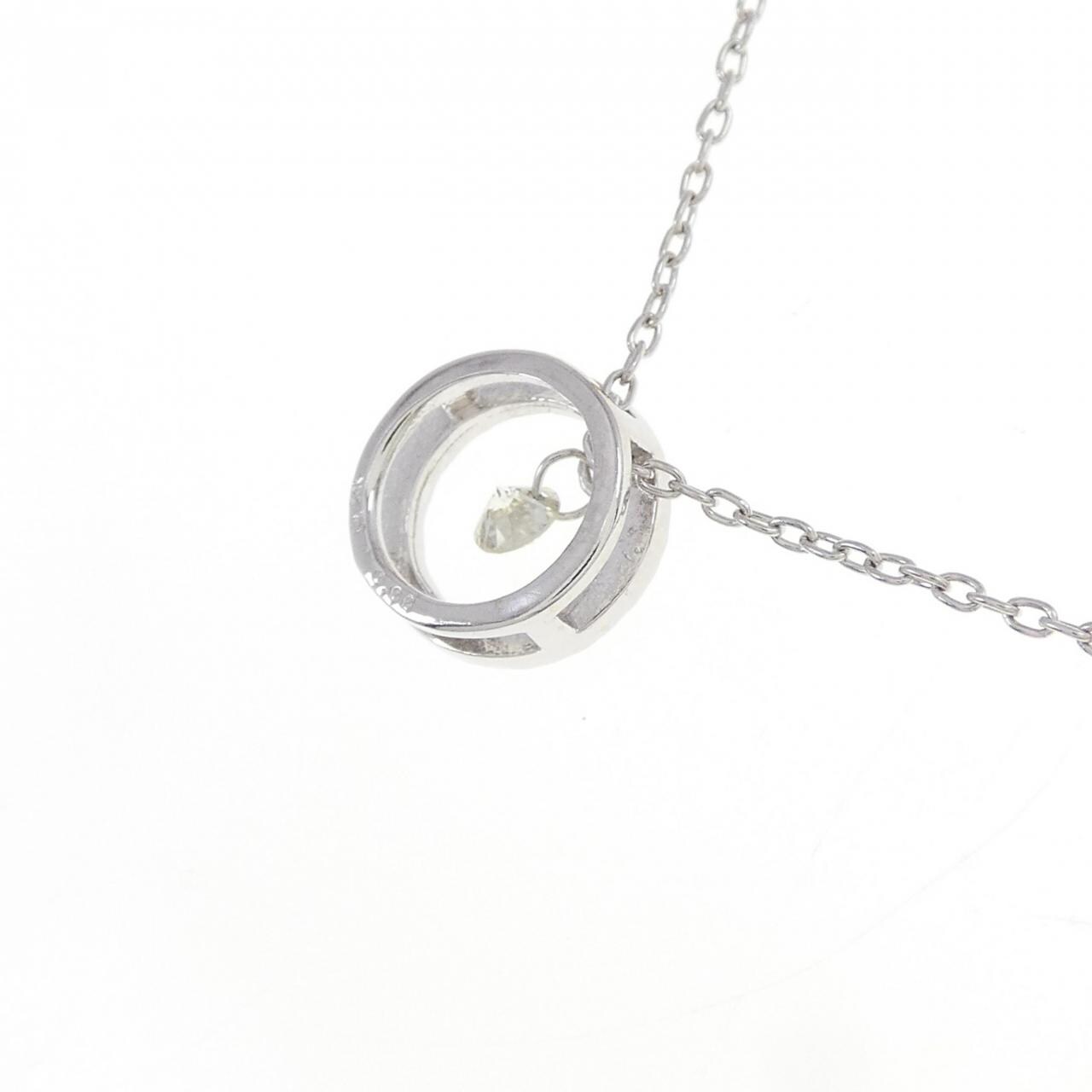 K18WG ダイヤモンド ネックレス 0.08CT