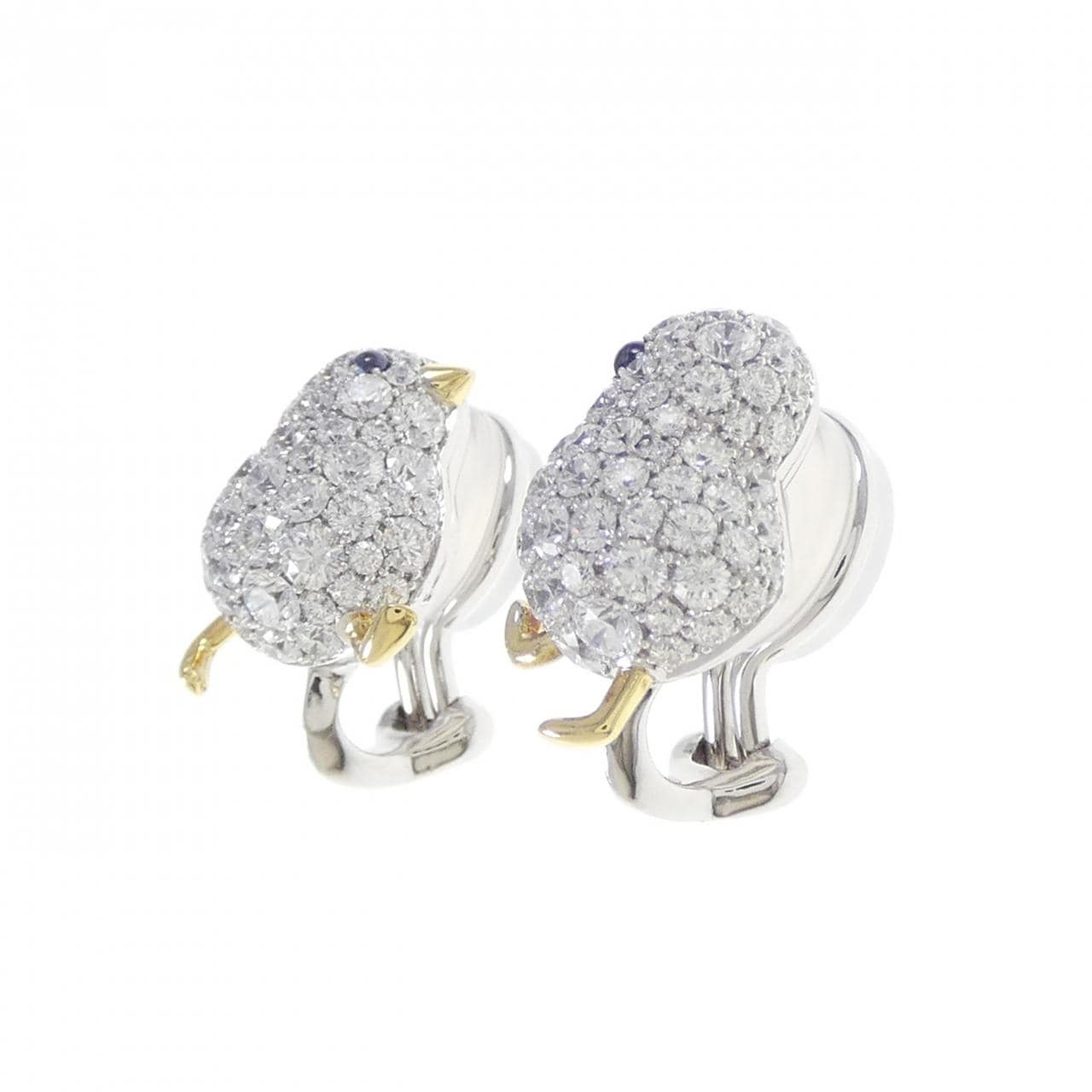 ギメル サファイヤ イヤリング 0.045CT