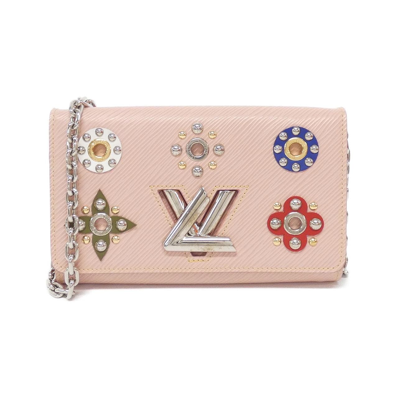 LOUIS VUITTON Epi Portefeuille 扭纹链 M62462 链条钱包