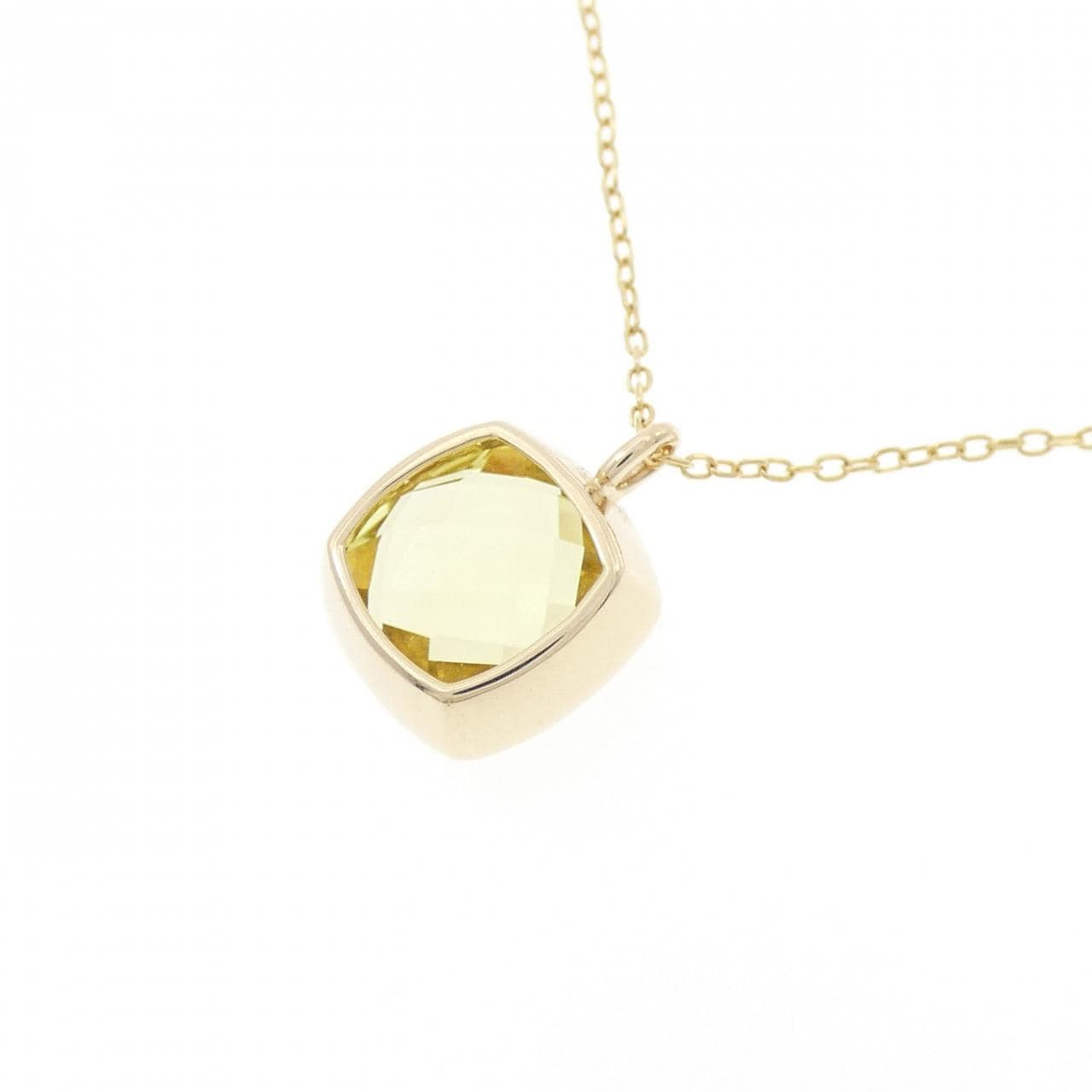 K10YG クオーツ ネックレス