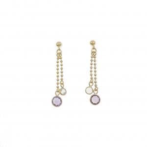 K18YG アメジスト ピアス