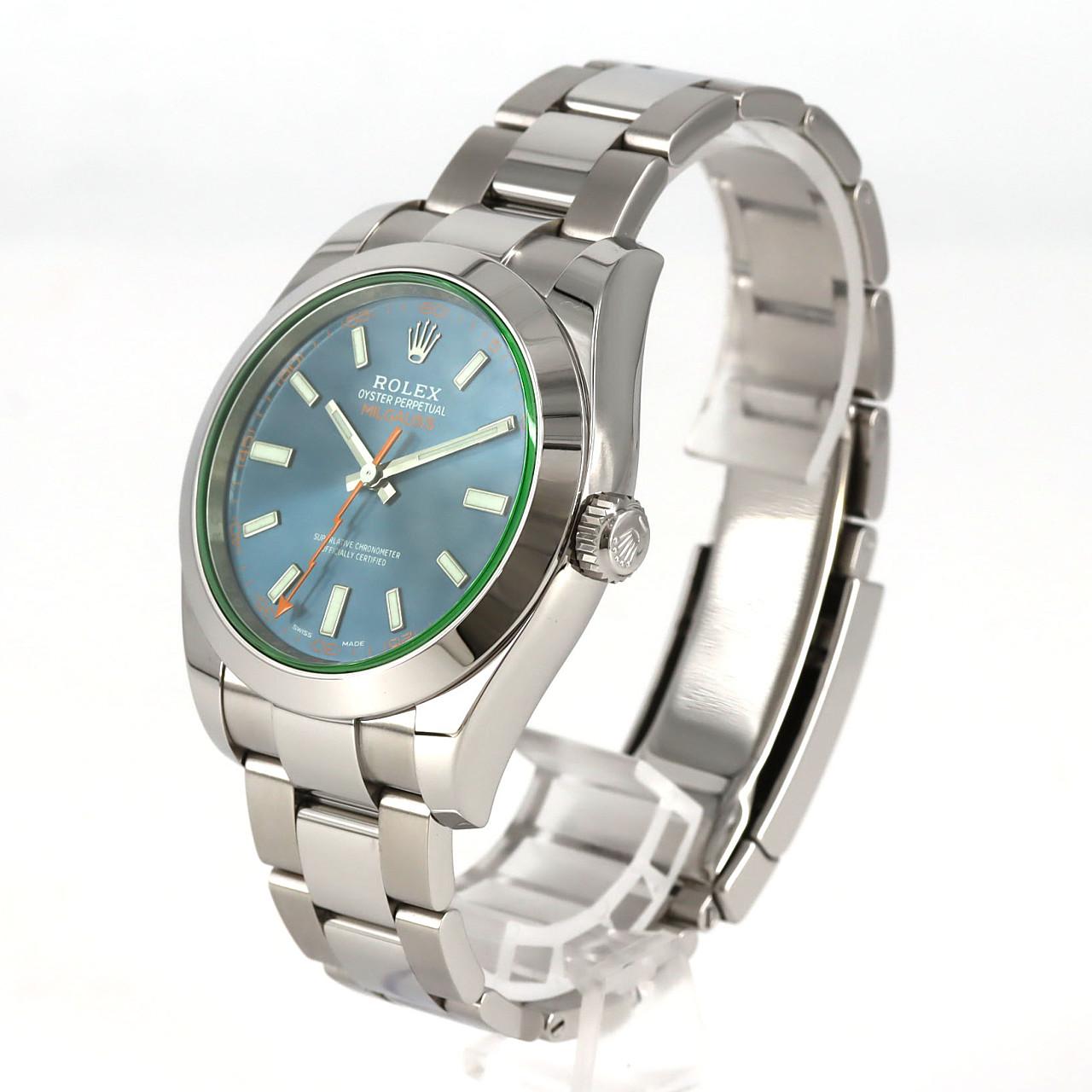 ロレックス ミルガウス 116400GV SS 自動巻 ランダム番