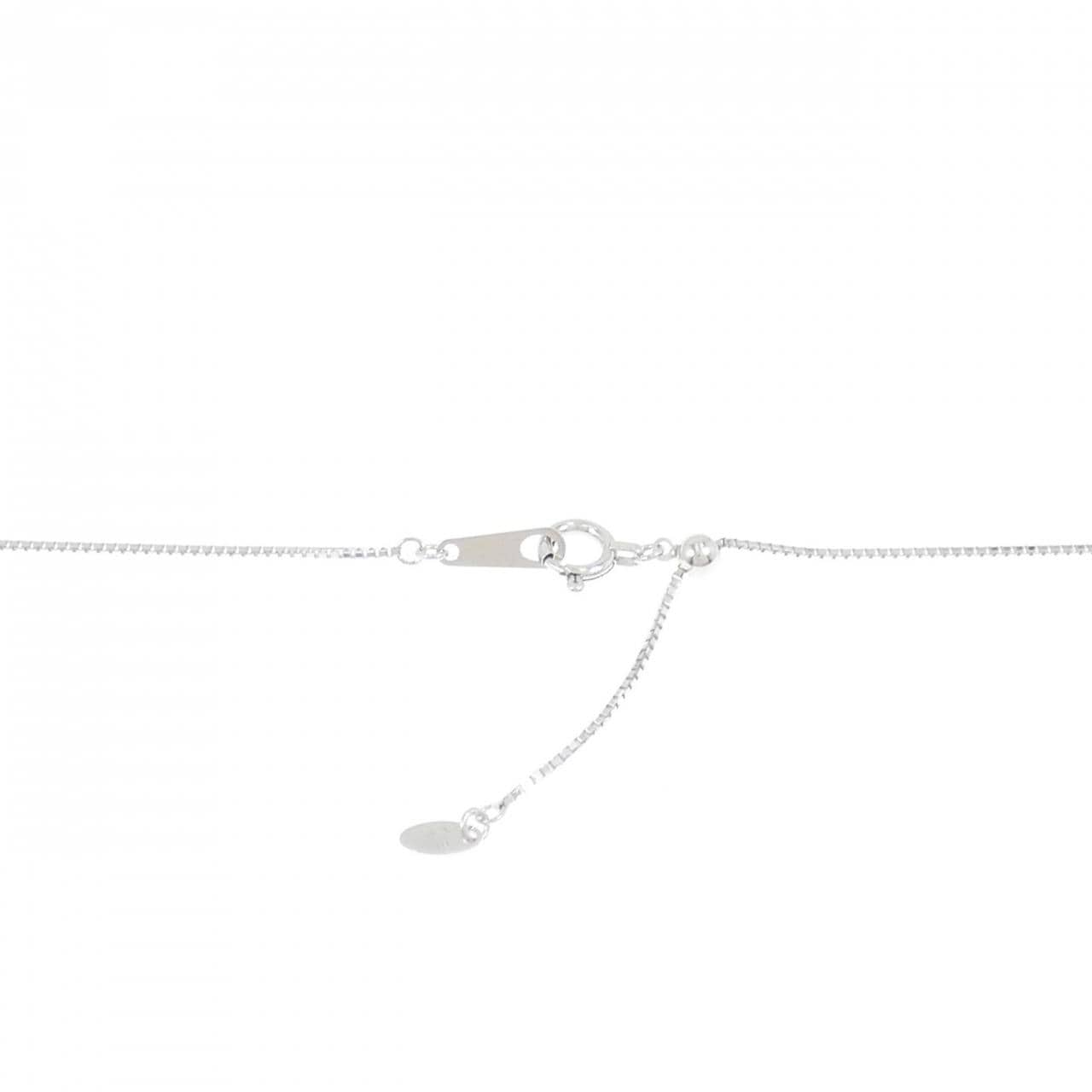 K18WG ローズ ダイヤモンド ネックレス 1.00CT