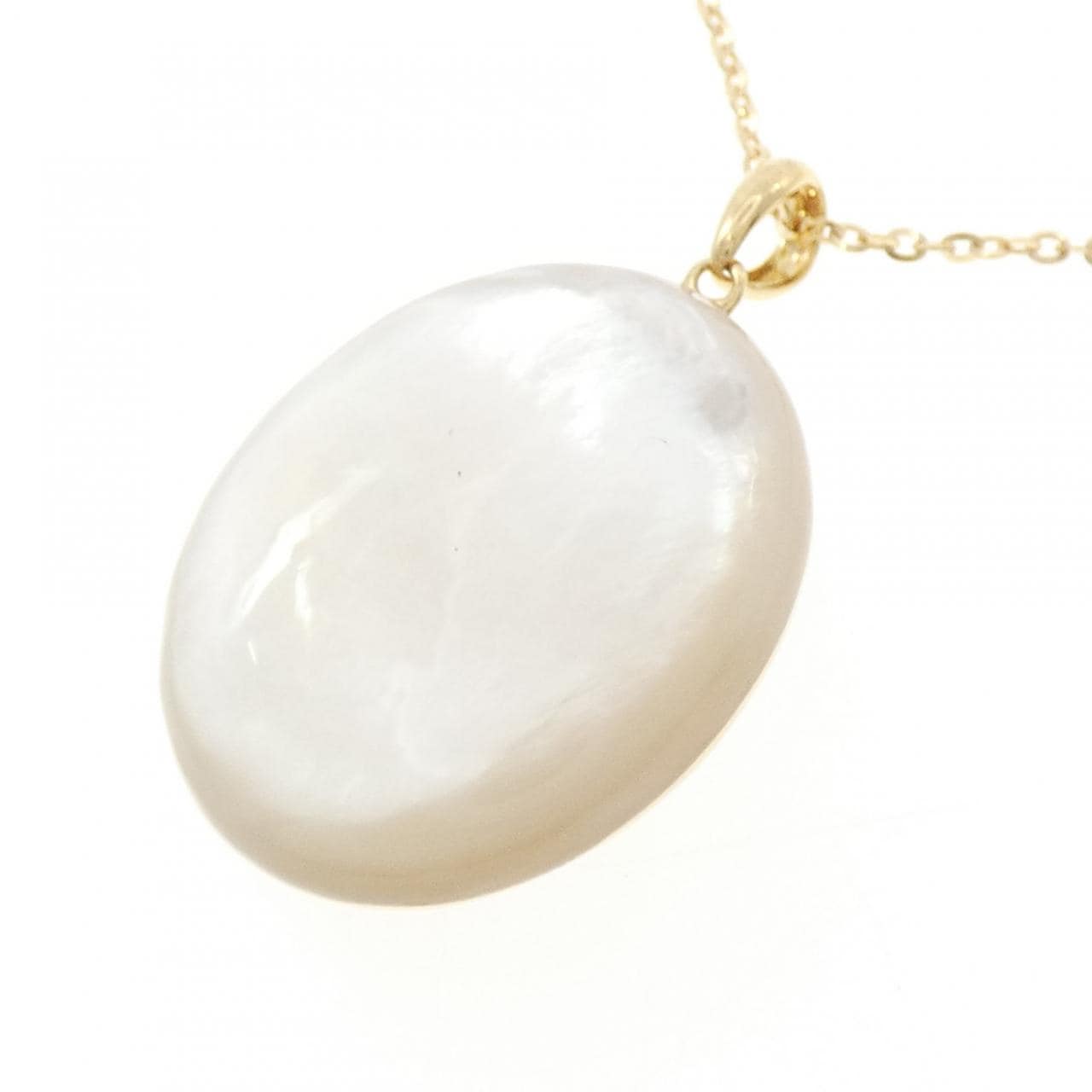 K18YG マザーオブパール ネックレス