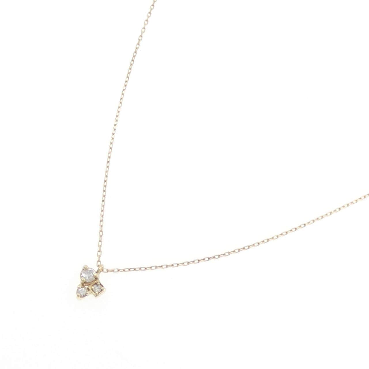 K10YG ダイヤモンド ネックレス 0.07CT