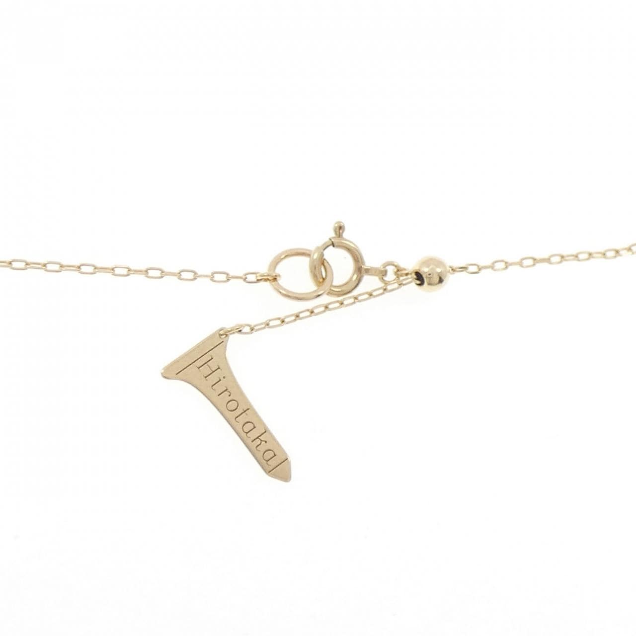 ヒロタカ トラペーズ ネックレス 0.06CT